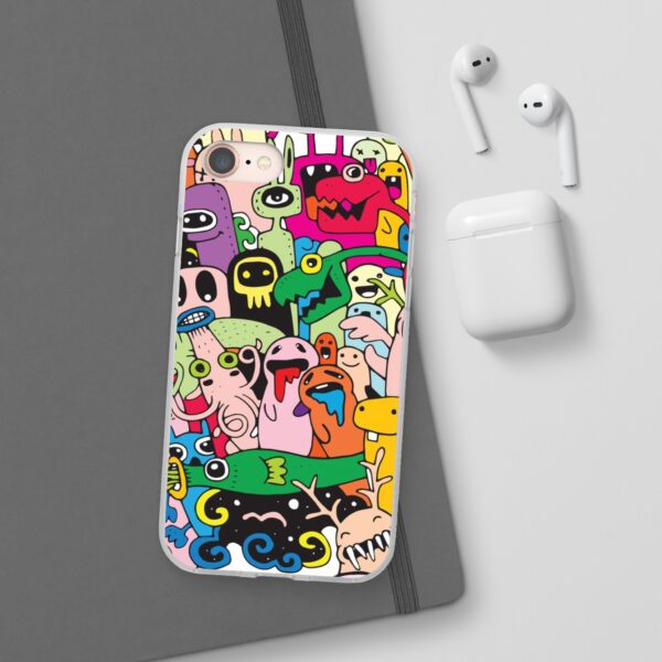 Doodle Delight Flexi Phone Case | Creative - Dekodix Shop