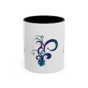 Coffee Meets Creativity – Accent Art Mug (11, 15oz) - Dekodix Shop