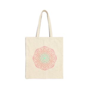 Mandala Art Cotton Canvas Tote Bag – Sustainable Bag - Dekodix Shop