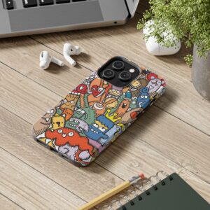 Monster Mash-Up Tough Phone Case | Durable - Dekodix Shop